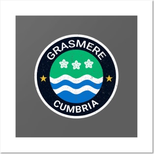Grasmere - Cumbria Flag Posters and Art